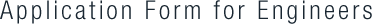 Application Form